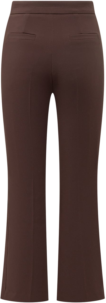 Elisabetta Franchi Pantalone  a Zampa con Bottoni Bruin