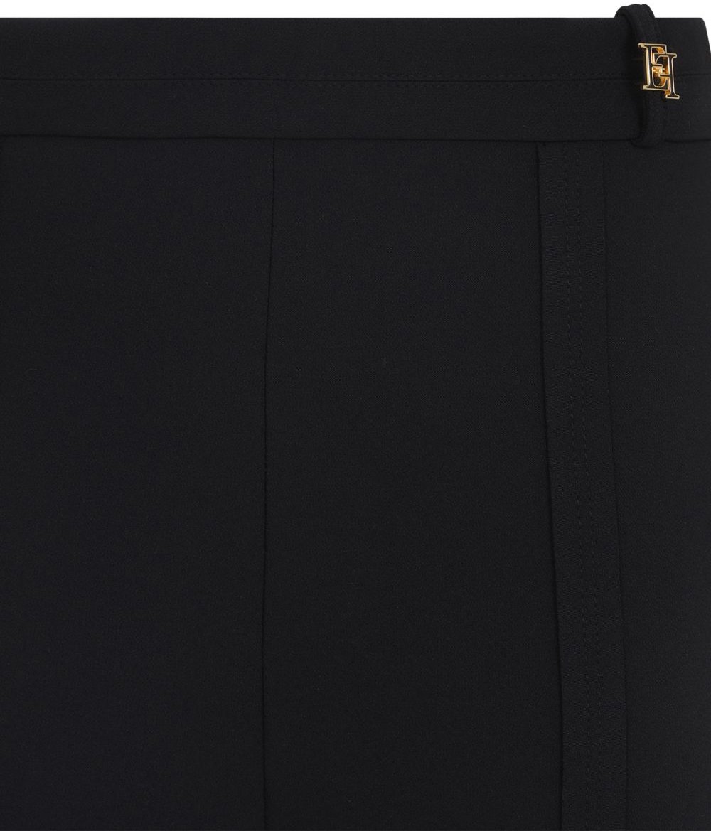 Elisabetta Franchi Trousers Black Zwart