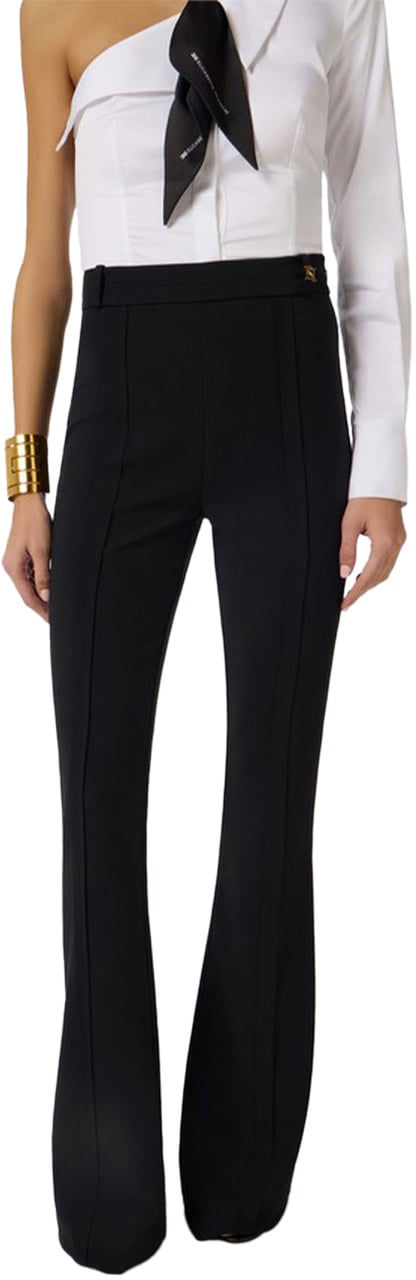 Elisabetta Franchi Trousers Black Zwart