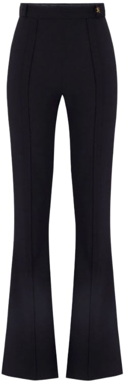 Elisabetta Franchi Trousers Black Zwart