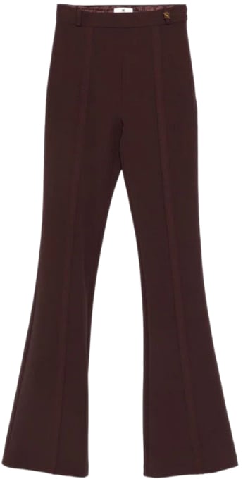 Elisabetta Franchi Trousers Brown Bruin