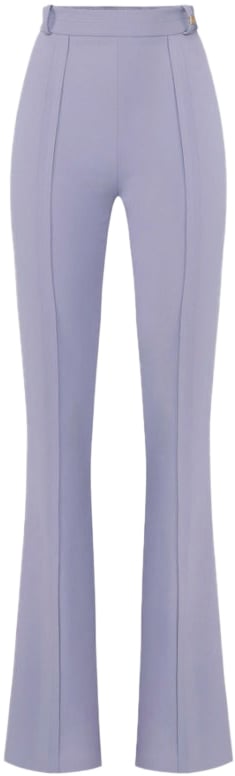 Elisabetta Franchi Trousers Lilac Paars