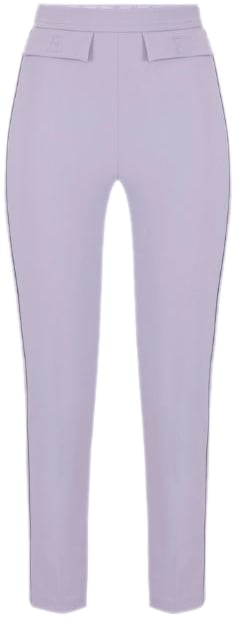 Elisabetta Franchi Trousers Lilac Paars