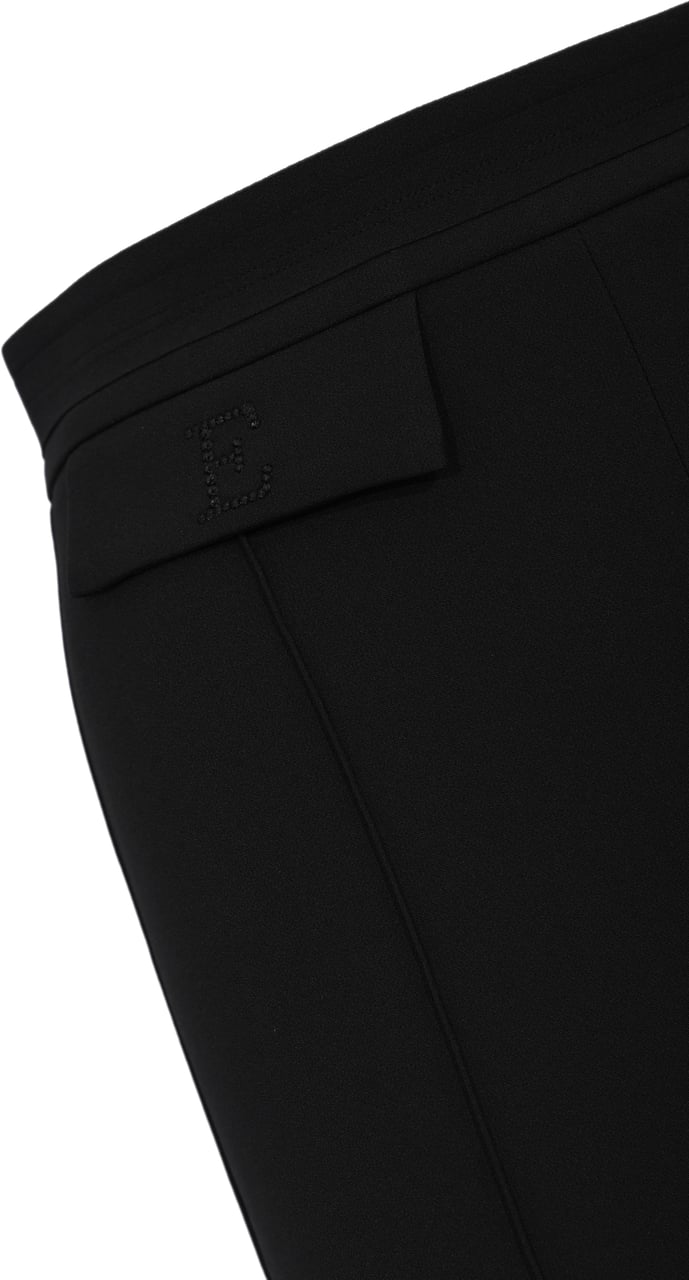 Elisabetta Franchi Trousers Black Zwart