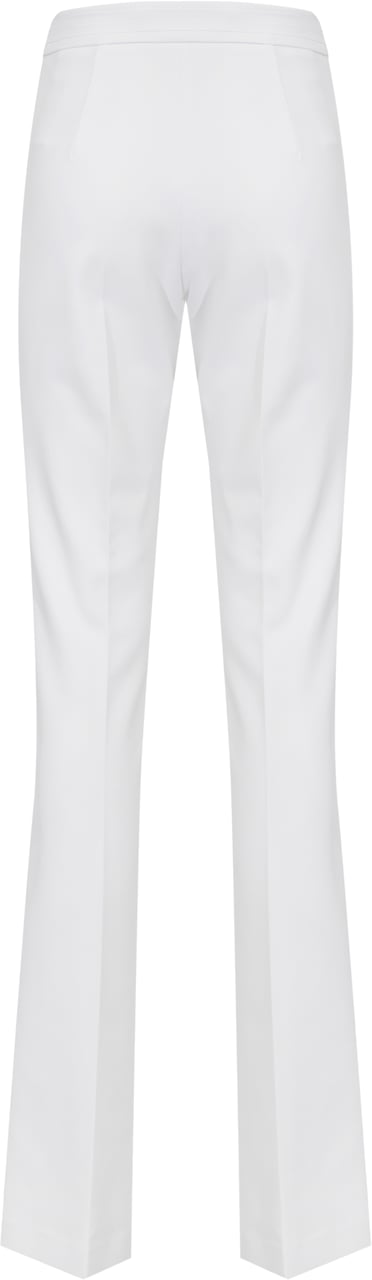 Elisabetta Franchi Trousers Ivory Wit