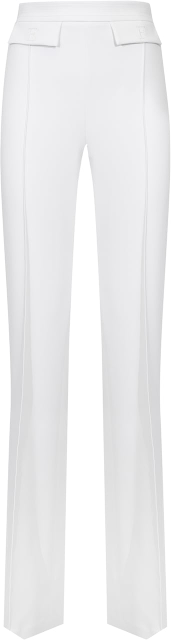 Elisabetta Franchi Trousers Ivory Wit