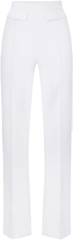 Elisabetta Franchi Trousers Ivory Wit