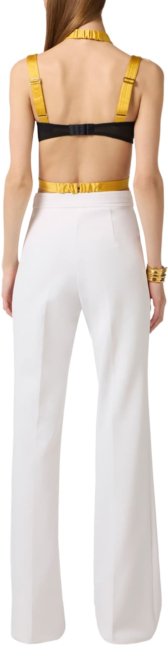 Elisabetta Franchi Elisabetta Franchi Women's Pants Pantalons Wit Pa17161e2 Wit
