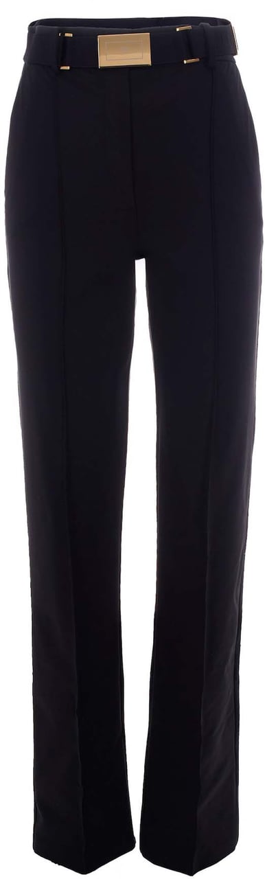 Elisabetta Franchi Trousers Black Zwart