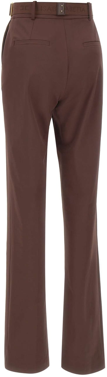 Elisabetta Franchi Trousers Brown Bruin