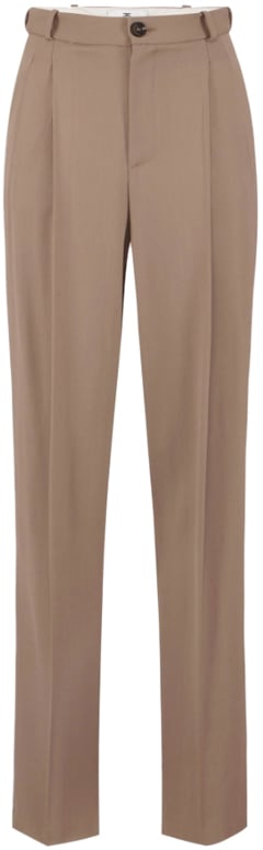 Elisabetta Franchi Trousers Argilla Bruin