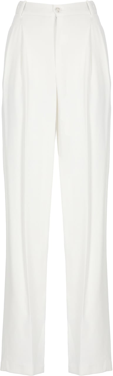 Elisabetta Franchi Trousers Ivory Wit
