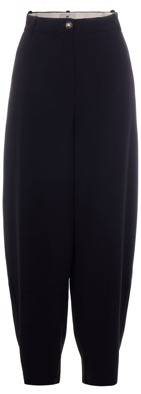 Elisabetta Franchi Trousers Black Zwart
