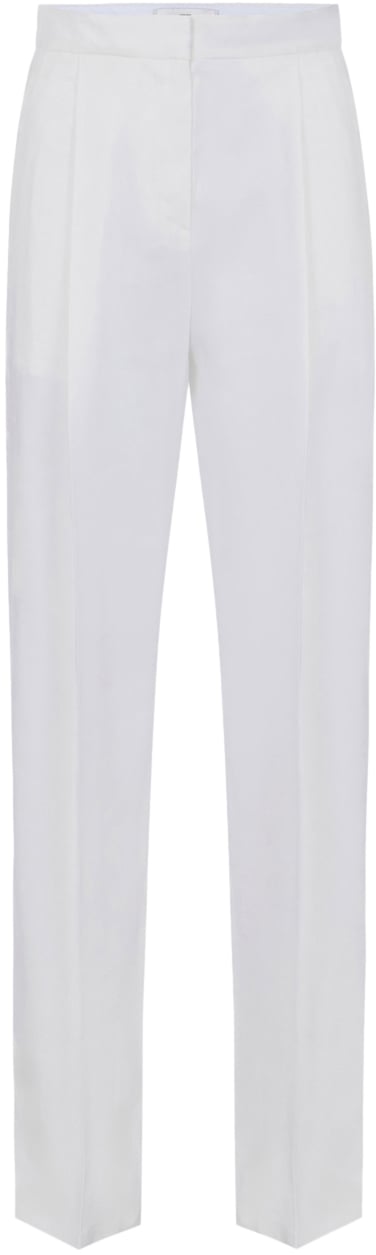 Elisabetta Franchi Trousers Ivory Wit