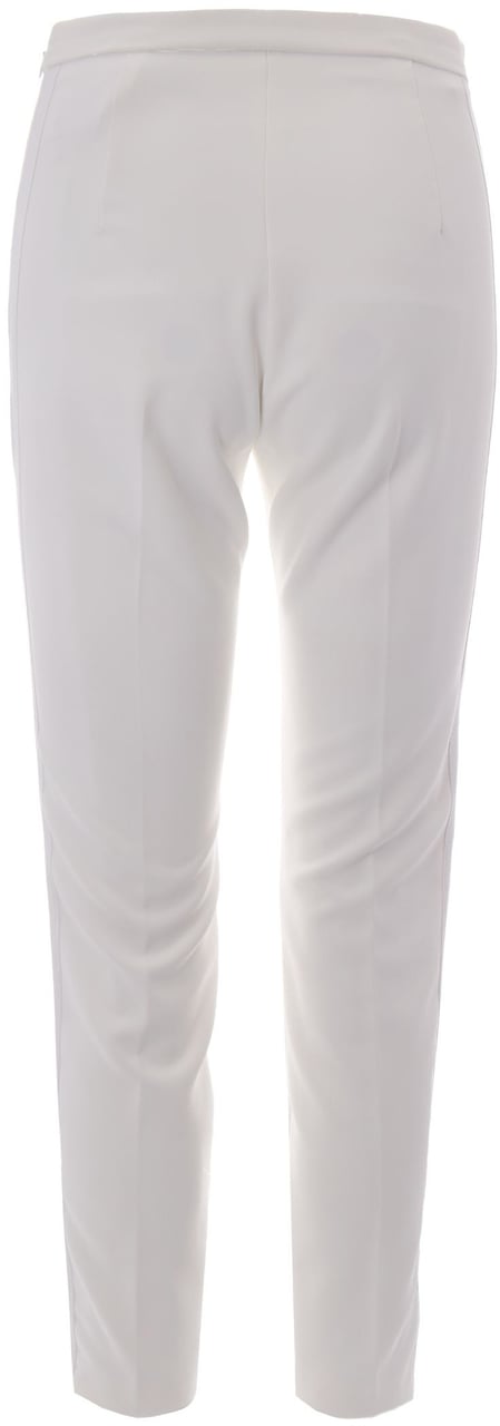 Elisabetta Franchi Trousers Avorio Wit