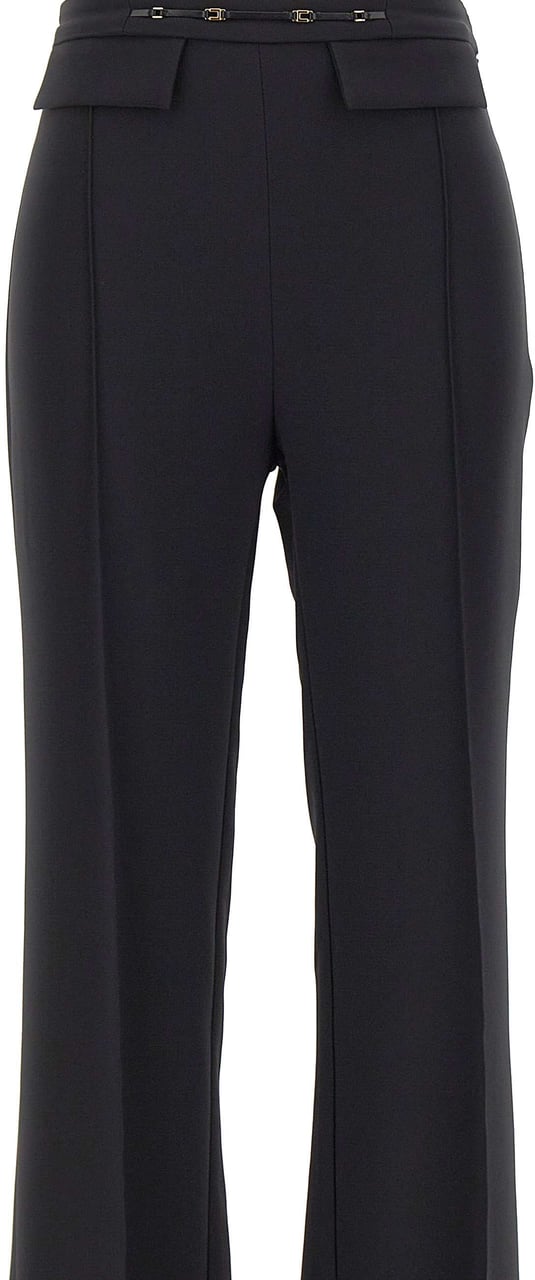 Elisabetta Franchi Trousers Black Zwart