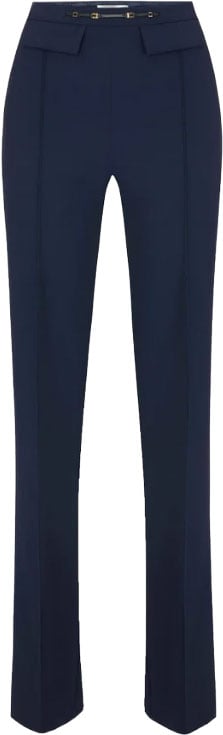 Elisabetta Franchi Trousers Blu Navy