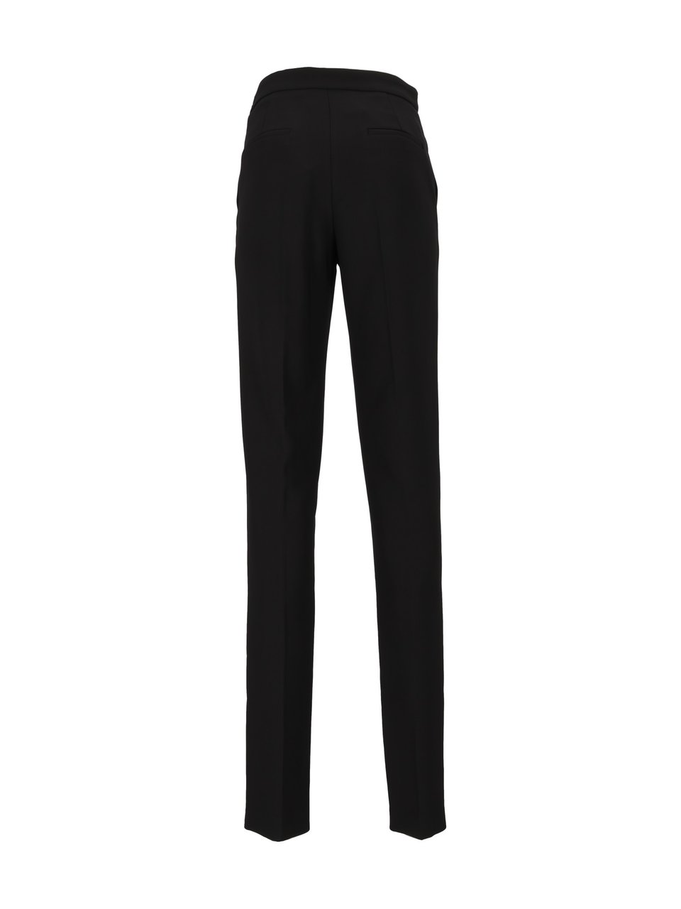 Elisabetta Franchi Straight-Leg Tailored Pants With Minimalist Design Zwart