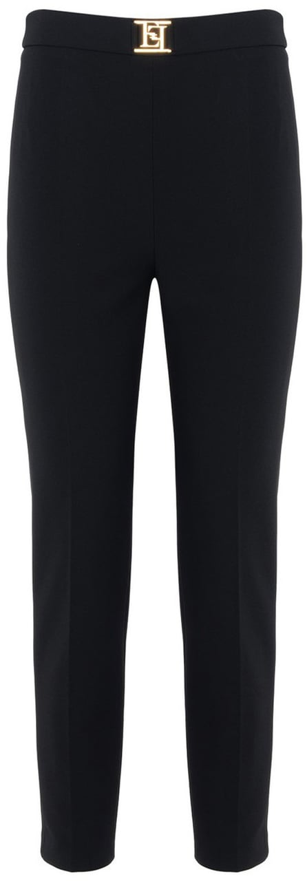 Elisabetta Franchi Trousers Black Zwart