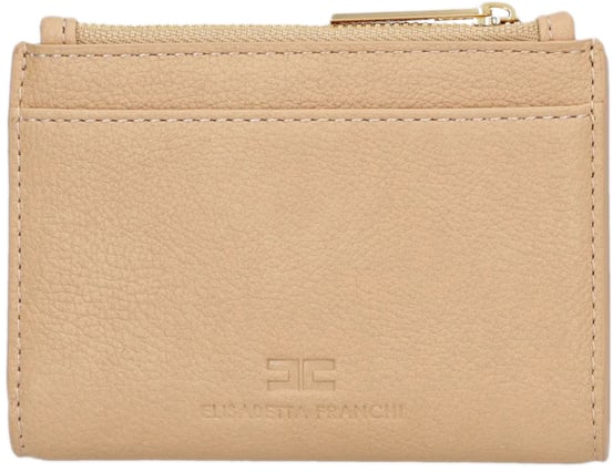 Elisabetta Franchi Wallets Honey Geel
