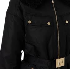Elisabetta Franchi Coats Black Zwart