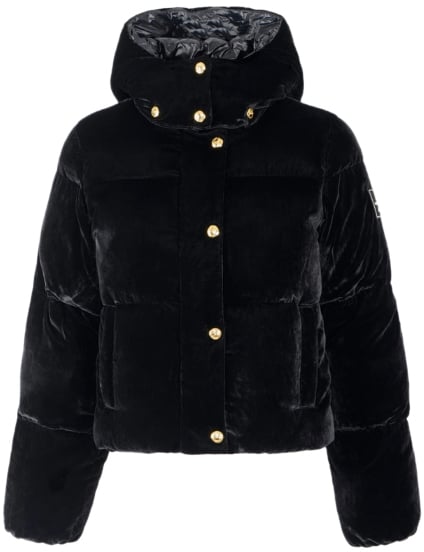 Elisabetta Franchi Coats Black Zwart