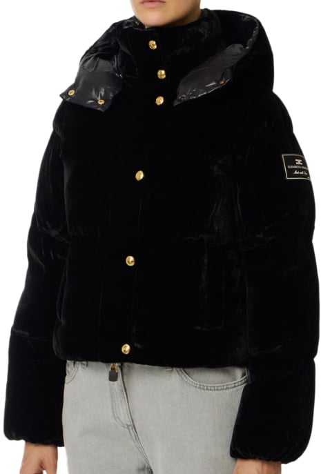 Elisabetta Franchi Coats Black Zwart
