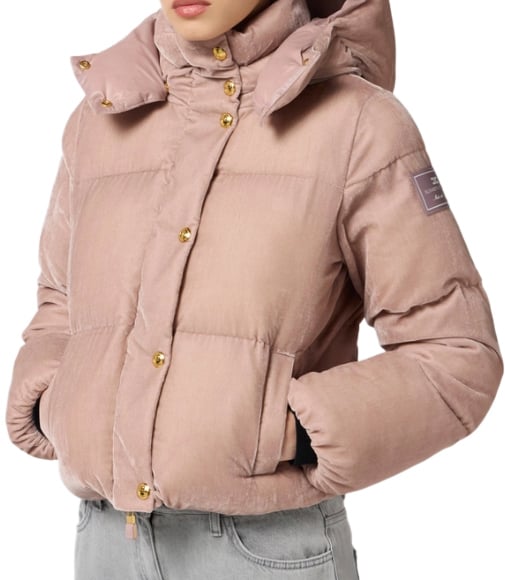 Elisabetta Franchi Coats Pink Roze
