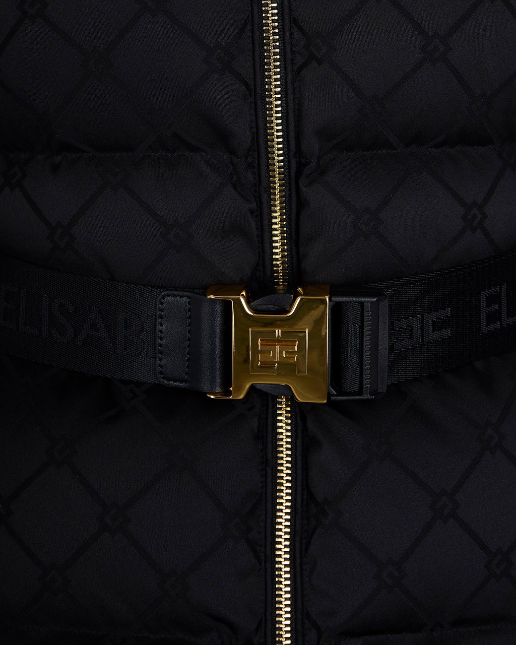 Elisabetta Franchi Coats Black Zwart