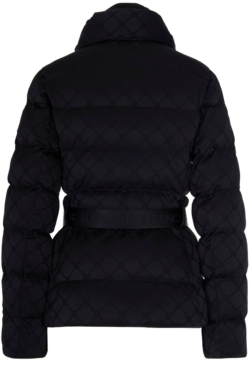 Elisabetta Franchi Coats Black Zwart