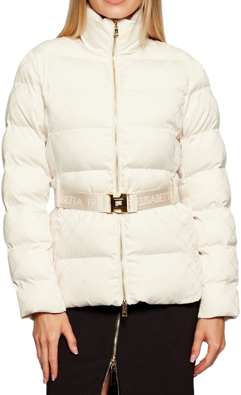 Elisabetta Franchi Coats Milk Wit