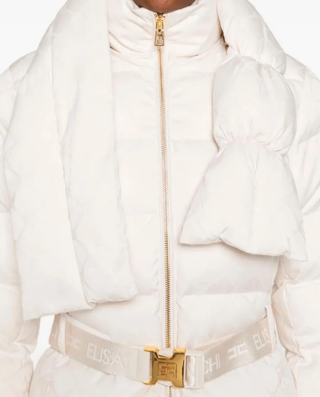 Elisabetta Franchi Coats Latte Bruin