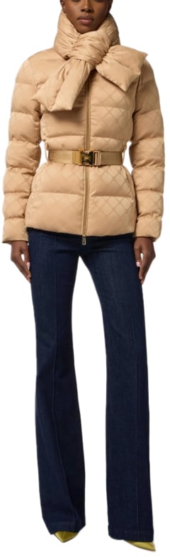 Elisabetta Franchi Coats Miele Beige