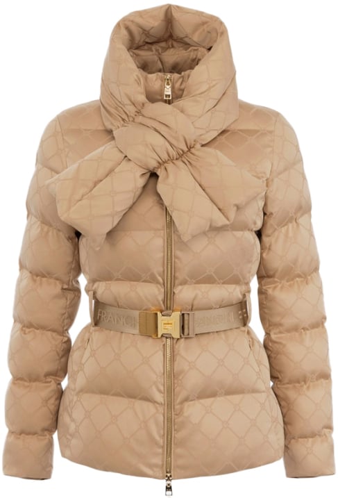 Elisabetta Franchi Coats Miele Beige