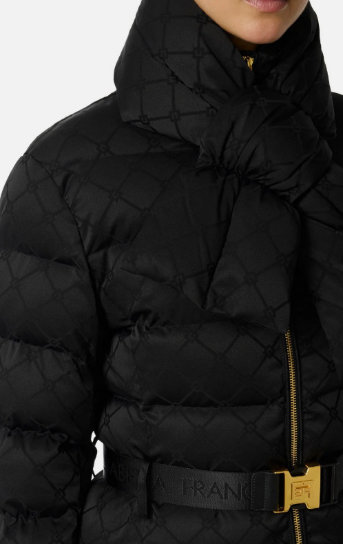 Elisabetta Franchi Coats Black Zwart