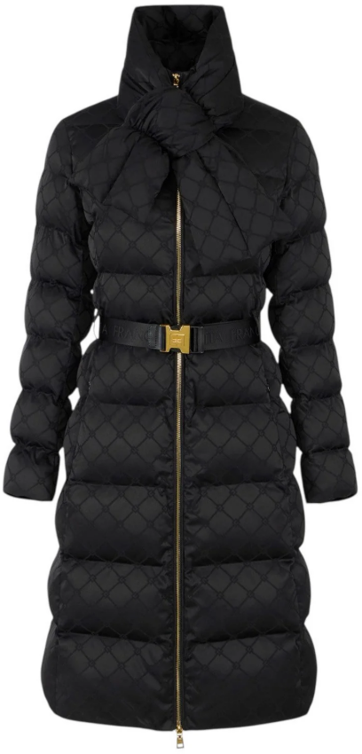 Elisabetta Franchi Coats Black Zwart