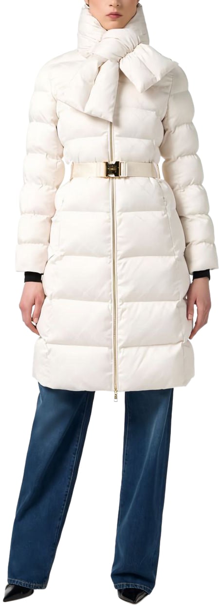 Elisabetta Franchi Coats Latte Bruin