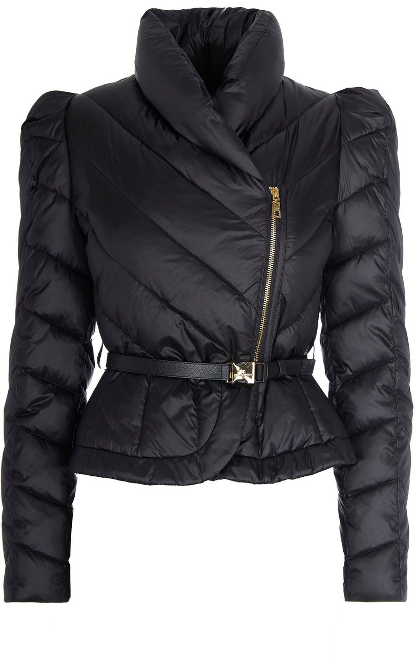 Elisabetta Franchi Coats Black Zwart