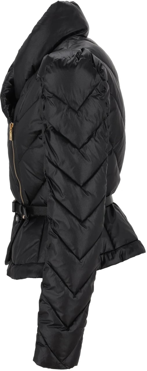 Elisabetta Franchi Coats Black Zwart