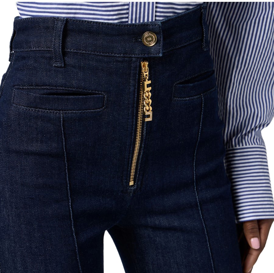 Elisabetta Franchi Jeans Blue Blauw