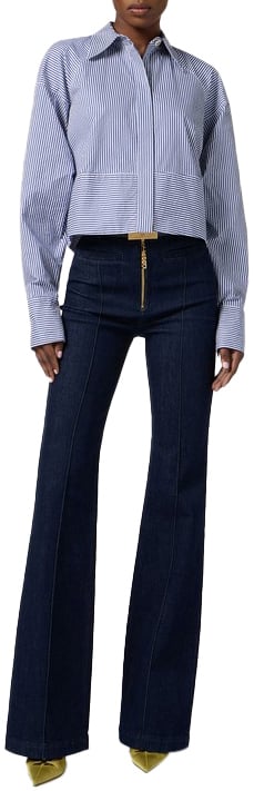 Elisabetta Franchi Jeans Blue Blauw
