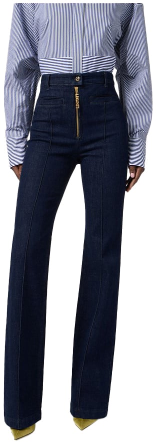 Elisabetta Franchi Jeans Blue Blauw