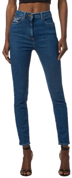 Elisabetta Franchi Jeans Denim Blauw
