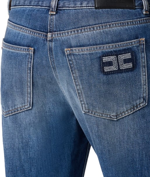 Elisabetta Franchi Jeans Denim Blauw
