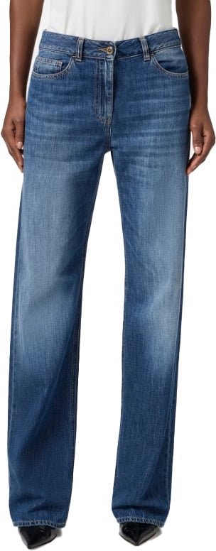 Elisabetta Franchi Jeans Denim Blauw