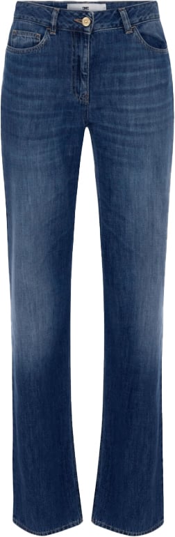 Elisabetta Franchi Jeans Denim Blauw