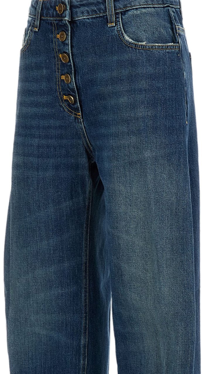 Elisabetta Franchi Jeans Navy Blauw