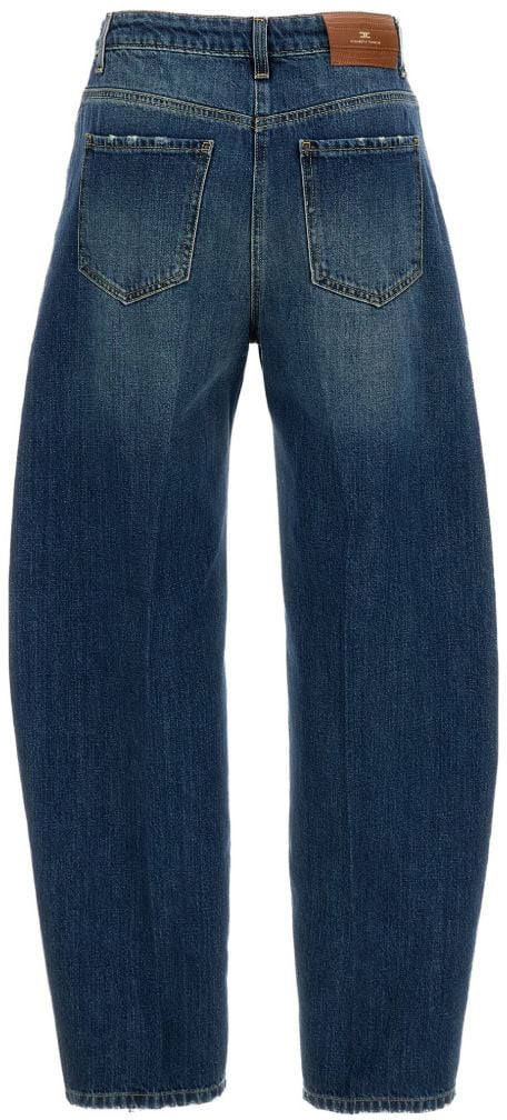 Elisabetta Franchi Jeans Navy Blauw