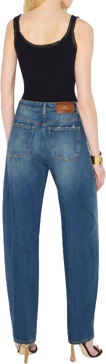 Elisabetta Franchi Jeans Blu Blauw