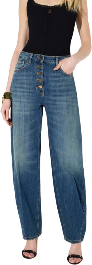 Elisabetta Franchi Jeans Blu Blauw